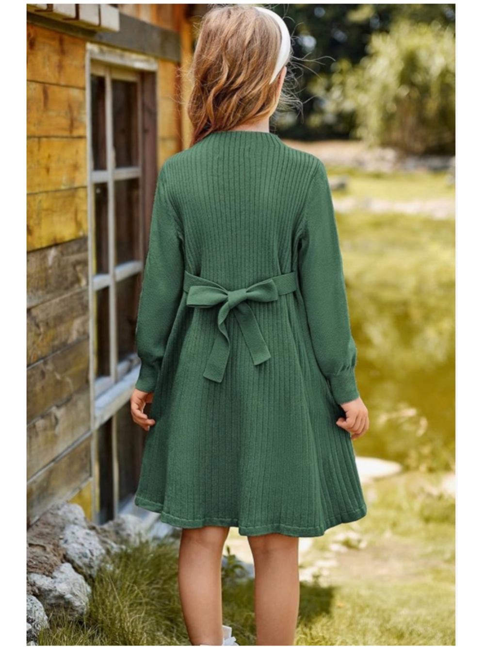 NEW GRACE KARIN Girls Sweater Long Sleeve Winter Dress 8 Yrs